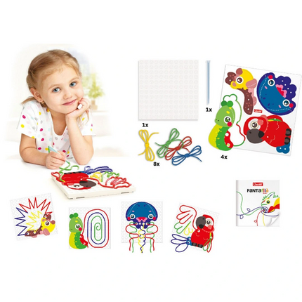 Quercetti  Fanta Filo Zoo Örgü Hobi Seti