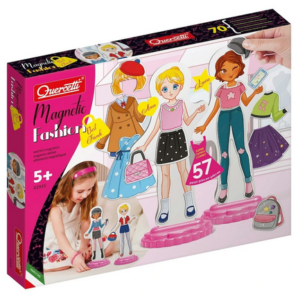 Quercetti Manyetik Moda Bebekleri Best Friends