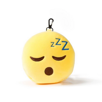 Relaxeazzz Emoji Şeklinde Peluş Seyahat Yastığı ve Göz Maskesi