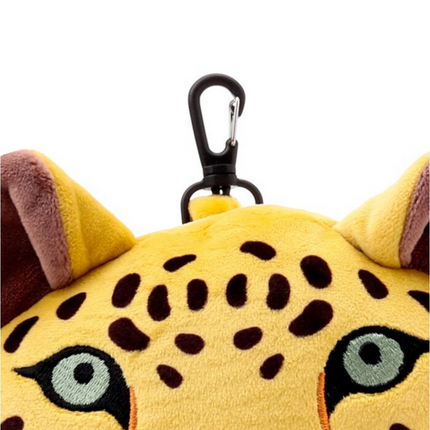 Relaxeazzz Leopar Şeklinde Peluş Seyahat Yastığı ve Göz Maskesi