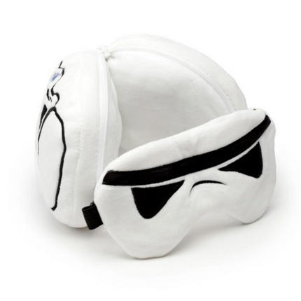Relaxeazzz Star Wars Temalı Peluş Seyahat Yastığı ve Göz Maskesi