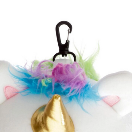 Relaxeazzz Unicorn Şeklinde Peluş Seyahat Yastığı ve Göz Maskesi