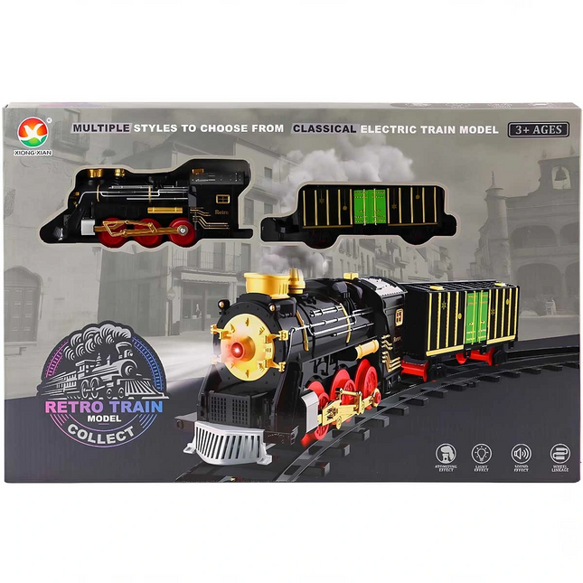 Retro Classic Şarjlı Tren Seti 34 Parça