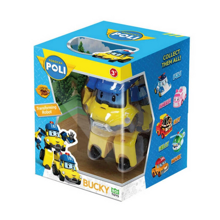 Robocar Poli Transforming Robot Figür Bucky