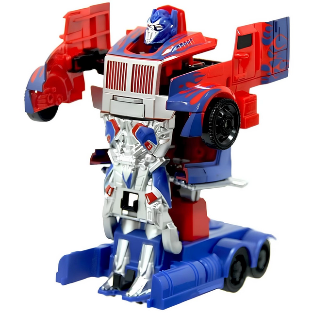 Robot Olan Araba Mavi Kırmızı CN1999