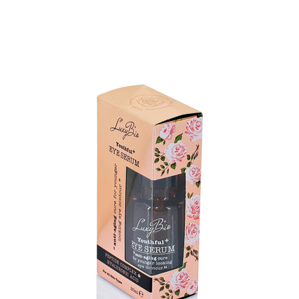 Luxy Bio Rejuvenating Eye Contour Serum Youthful Anti Aging Peptide Complex Hyaluronic Acid All Skin Types 20 Ml