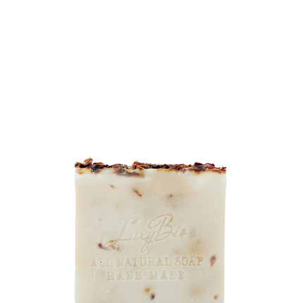 Luxy Bio Natural Rose Skin Care Soap Purufying Firming Moisturer Natural Peeling 3.50 oz / 100 grams