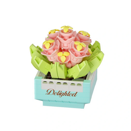 Saksı Çiçekleri Sukulent Serisi 3D Puzzle