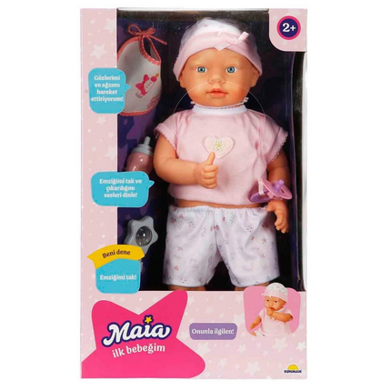 Sesli Maia Parmak Emen İlk Bebeğim 45 cm