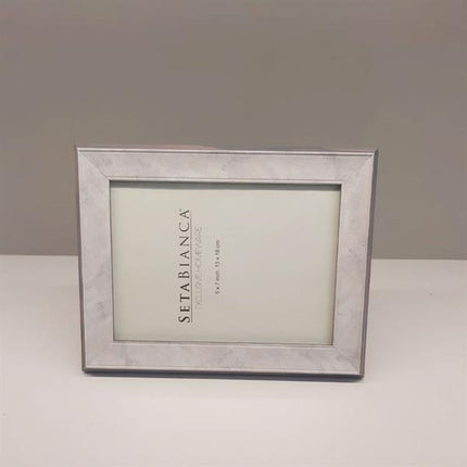 Seta Bianca 13 X 18 Cm Çerçeve Gri Sedef