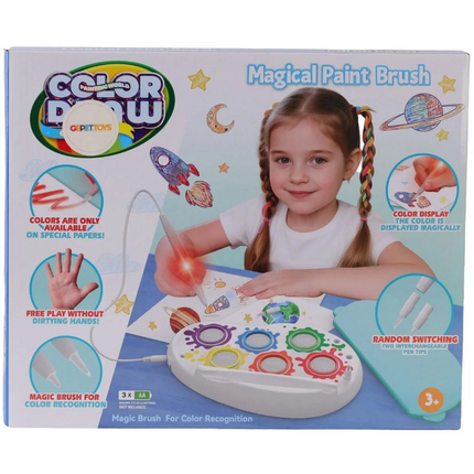 Sihirli Boyama Lekesiz Işıklı Boyama Fırçası