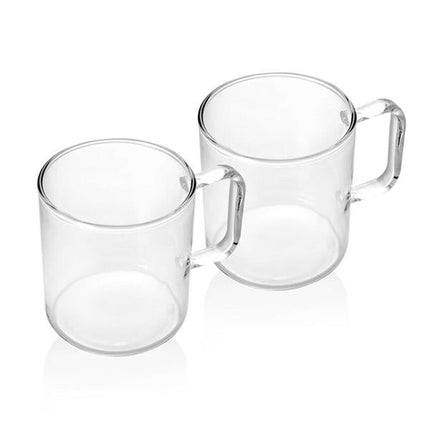 Simax 2'Li Borosilikat Cam Kupa Seti 300 Ml - Isıya Dayanıklı Kulplu Bardak