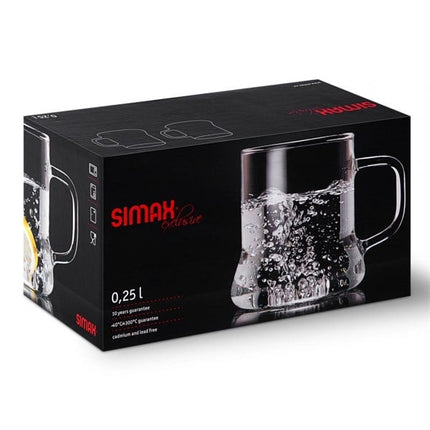 Simax 2'Li Borosilikat Cam Kupa Seti - 250 Ml