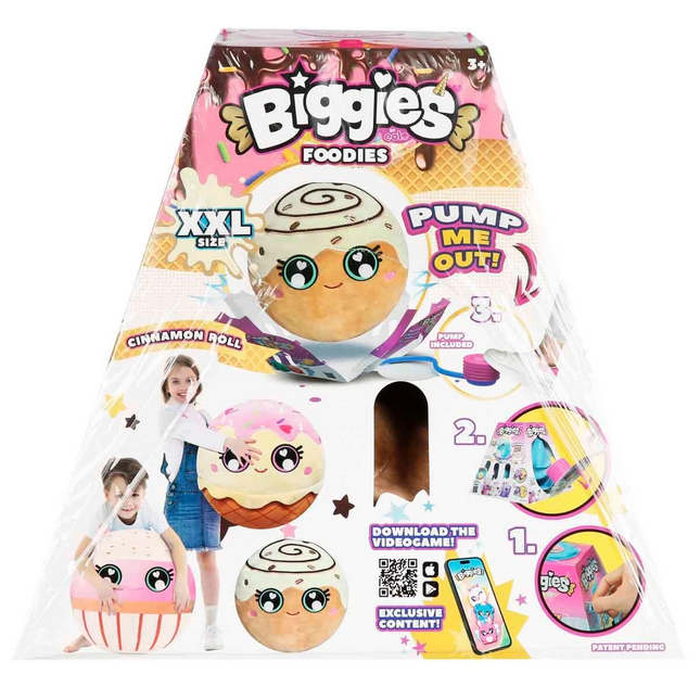 Biggies Şişme Peluş Cinnamon Roll XXL Foodies S6