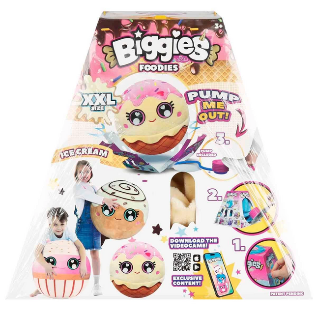 Biggies Şişme Peluş Dondurma XXL Foodies S6