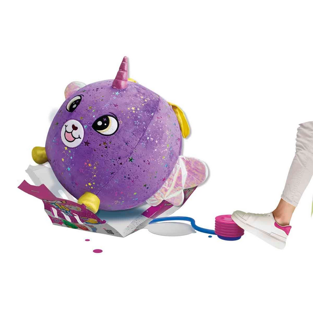 Biggies Şişme Peluş Mor Köpek XXL Shiny Corns S2