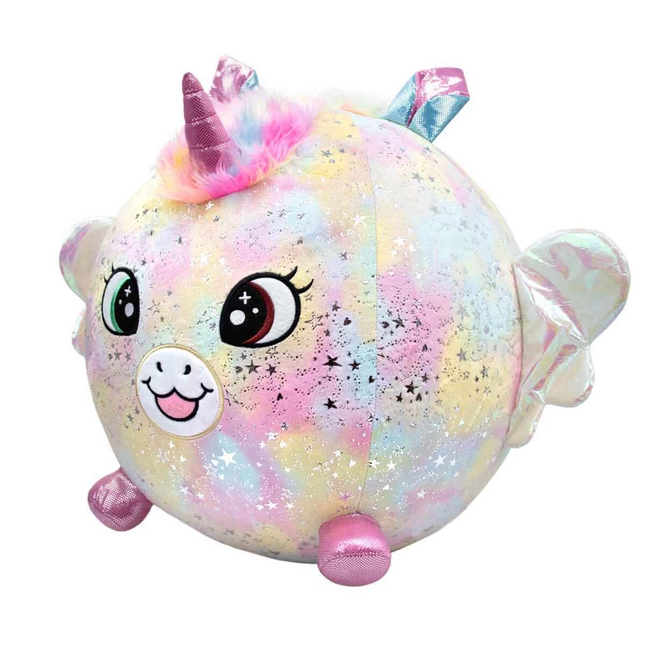Biggies Şişme Peluş Unicorn XXL Shiny Corns S2