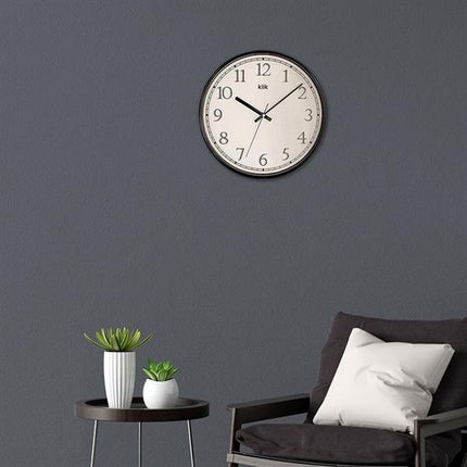 Slim Siyah Duvar Saati | Sessiz, Modern Ve Dekoratif | Çamlıca Home