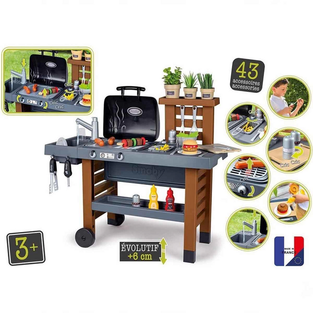 Smoby Garden Kitchen Barbekü Oyun Seti