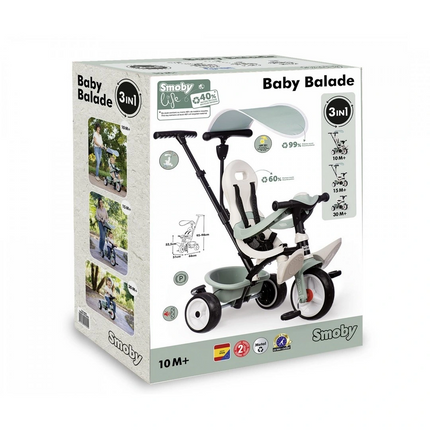 Smoby Life Baby Balade Tenteli Üç Tekerlekli Bisiklet