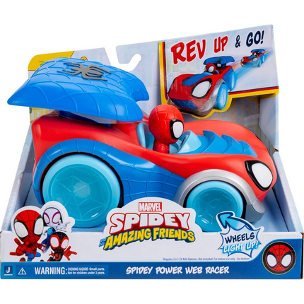 Spidey Power Web Racer Fırlatıcı Işıklı Araç