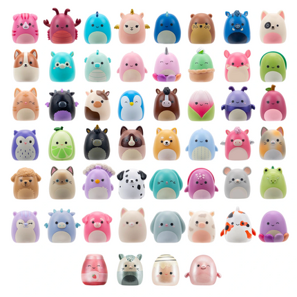Squish-a-longs 2 Figür + Yüzük Sürpriz Paket Seri 1