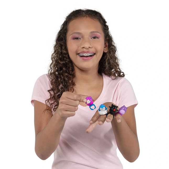 Squish-a-longs 2 Figür + Yüzük Sürpriz Paket Seri 2 AL0048-S2