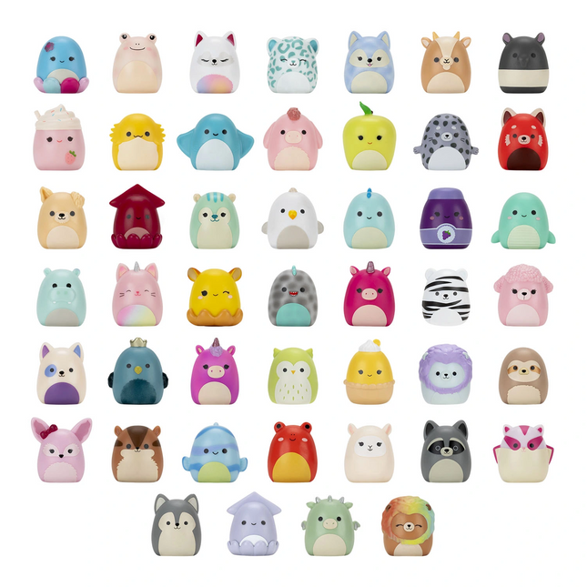 Squish-a-longs 2 Figür + Yüzük Sürpriz Paket Seri 2 AL0048-S2