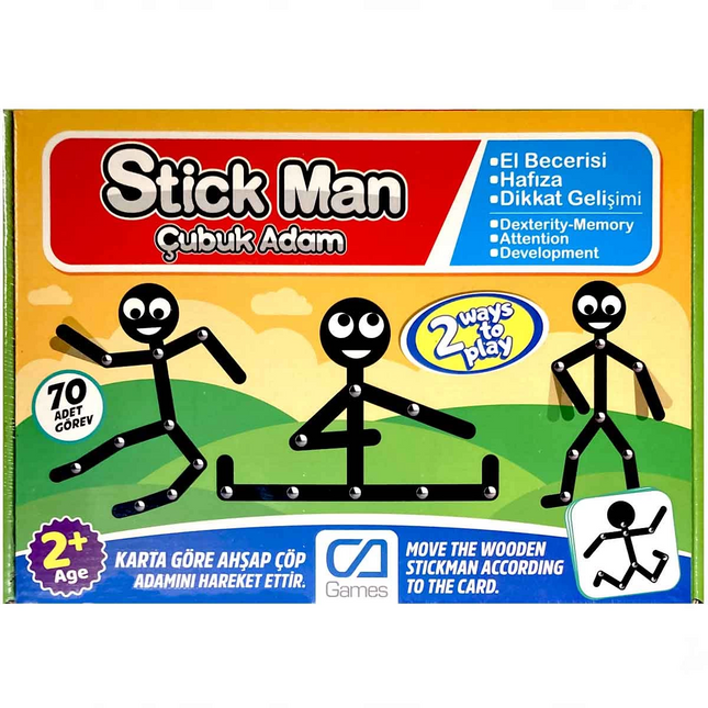 Stick Man Çubuk Adam Kutu Oyunu