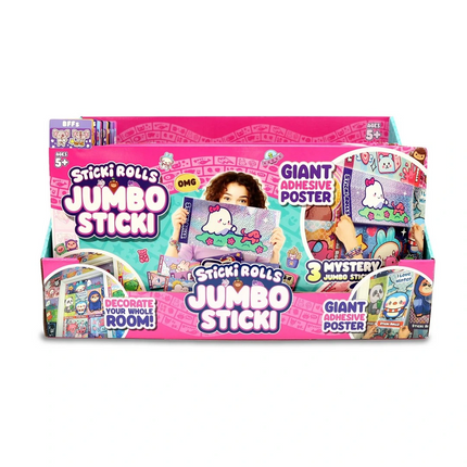 Sticki Rolls Jumbo Çıkartmalar 3'lü Paket