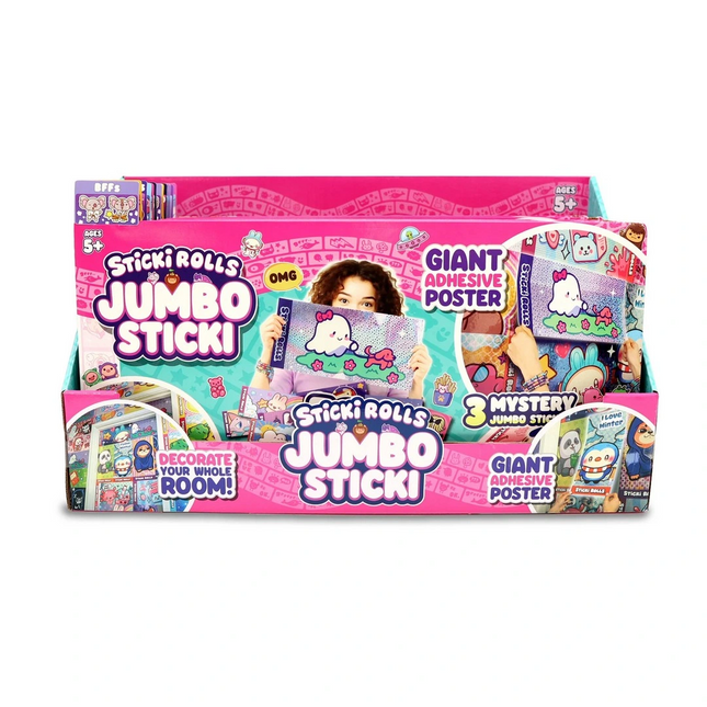 Sticki Rolls Jumbo Çıkartmalar 3'lü Paket