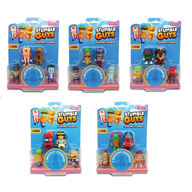 Stumble Guys 5'li Mini Figür S4