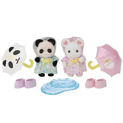 Sylvanian Families Anaokulu Arkadaşları Yağmurlu Gün İkilisi 5748