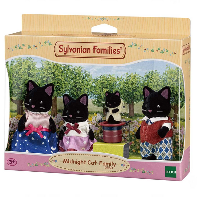 Sylvanian Families Kara Kedi Ailesi 5530