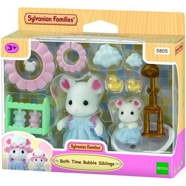 Sylvanian Families Köpüklü Banyo Kardeşleri