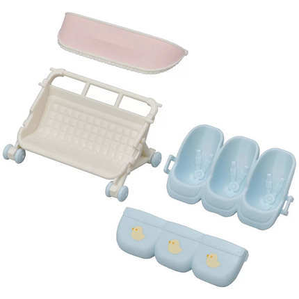 Sylvanian Families Üçüz Bebek Arabası 5533