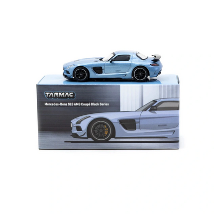Tarmac Works 1/64 Mercedes-Benz SLS AMG Coupé Black Series Matte Blue