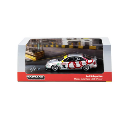 Tarmac Works 1/64 Audi A4 Quattro Macau Guia Race 1996 Winner Frank Biela
