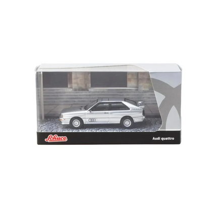 Tarmac Works 1/64 Audi Quattro Silver - Schuco X Tarmac Works