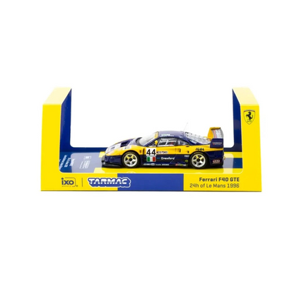 Tarmac Works 1/64 Ferrari F40 GTE 24h of Le Mans 1996 - Tarmac Works X iXO Models