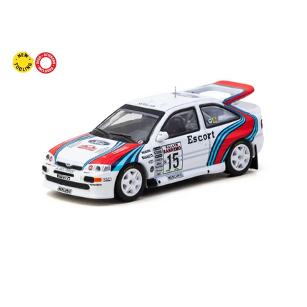 Tarmac Works 1/64 Ford Escort RS Cosworth WRC Rallye Sanremo 1994 #15