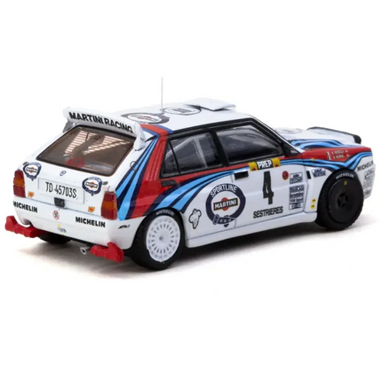 Tarmac Works 1/64 Lancia Delta HF Integrale Monte Carlo Rally 1992 #04 Winner Didier Auriol / Bernard Occelli