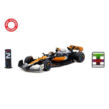 Tarmac Works 1/64 McLaren MCL60 British Grand Prix 2023 Lando Norris - Tarmac Works X iXO Models