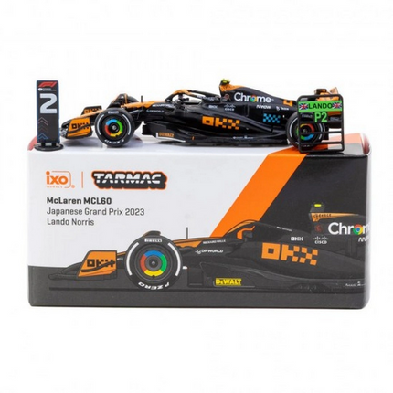 Tarmac Works 1/64 McLaren MCL60 Japanese Grand Prix 2023 #4 Lando Norris - Tarmac Works x iXO Models