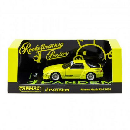 Tarmac Works 1/64 Pandem Mazda RX-7 FC3S Yellow
