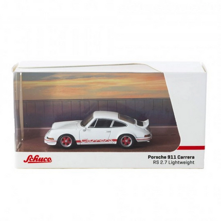 Tarmac Works 1/64 Porsche 911 Carrera RS 2.7 Lightweight White/Red