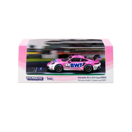 Tarmac Works 1/64 Porsche 911 GT3 Cup (992) Porsche Mobil 1 Supercup 2024 #01 - Tarmac Works X iXO Models