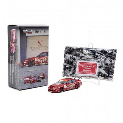 Tarmac Works 1/64 Vertex Ridge TE3005 Soarer with Tarmac Cards