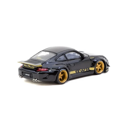 Tarmac Works OSK Tools x RWB x Tarmac Works 1/64 RWB 997 Black Bundle Set