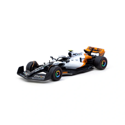 Tarmac Works X iXO Models 1/64 McLaren MCL60 Spanish Grand Prix 2023 Qualifying#4 Lando Norris